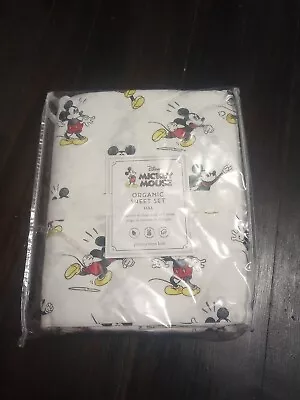 Mickey Mouse Sheet Set Pottery Barn Kids • $74.99