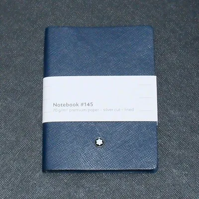 Montblanc Memo Pad Pocket Note 145 Indigo 113598 Notebook 80mmx110mm Used • $68.12