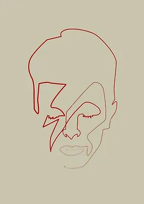 NEW David Bowie Ziggy Stardust Poster Print Wall Art Canvas FREE SHIPPING • $18.16