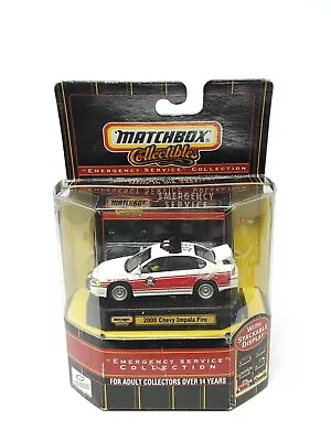 Matchbox Collectibles Emergency Service Collection 2000Chevy Impala Fire 1:64  • $18.95