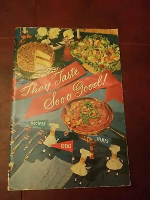 1955 They Taste Sooo Good Planters Peanut Oil Company Recipe Vintage Cookbook  • $3.87