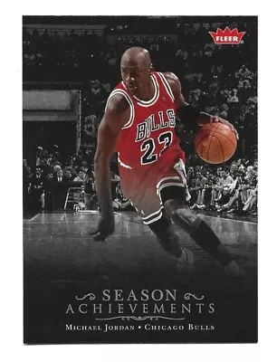 Michael Jordan 2007-08 Fleer Box Set #SH22 Season Achievements • $2.95
