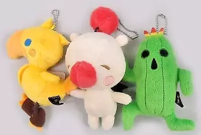 $80 • Buy Final Fantasy Plush Moogle Chocobo Sabotender Stuffed Toy Set Of 3 Taito 12cm