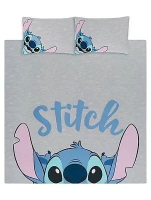 £31.80 • Buy Trendy  Lilo & Stitch DOUBLE Duvet Set Grey Stitch New Bedding Set