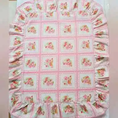 Vintage Strawberry Shortcake Pillow Case Handmade With Ruffle • $29.99