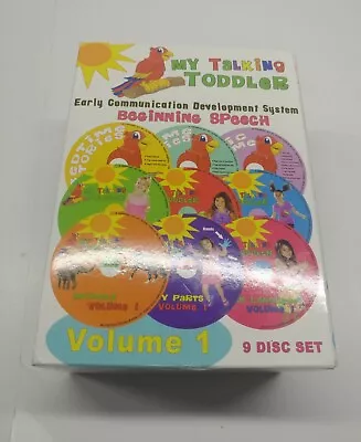 My Talking Toddler Early Communication Development System 9 Disc Set Vol 1 Bonus • $34.99