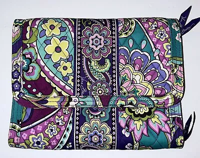 Vera Bradley Heather Paisley Jewelry Folio Zippered Pockets Travel Organizer • $19.94