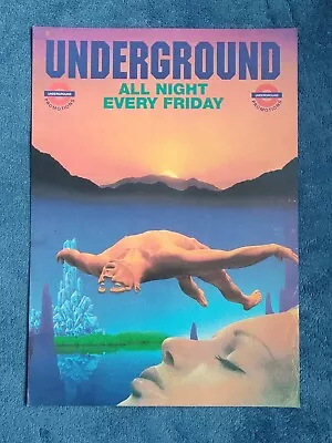 VGC Underground Rave Flyer A4 1990's Rave Flyers • £1