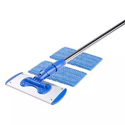 9  Flexible Mini Microfiber Mop System | Adjustable Stainless Steel Handle | ... • $43.61