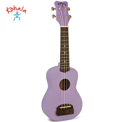 Kohala KT-SPU Tiki Series Beginner Soprano Ukulele Purple Satin Finish • $69