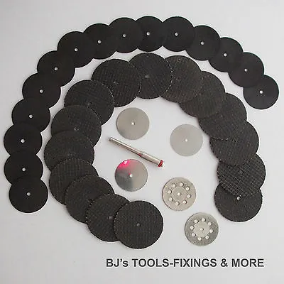 36 Piece.cutting Kit Hobby Tool Dremel  Accessories Steel Resin / Diamond Discs • £8.39