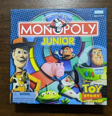 2002 Monopoly Junior Toy Story Edition COMPLETE-Kids Educational Board Game • $12