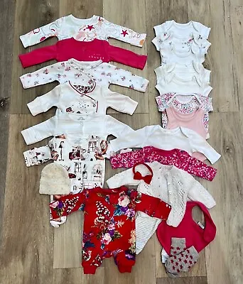 5lbs & 6lbs Floral Premature Tiny Early Small Baby Girls Clothes Bundle • £36
