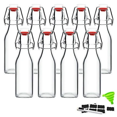$41.56 • Buy  Swing Top Glass Bottles 8 Oz With Airtight Lids For Home Brewing, Kombucha, 