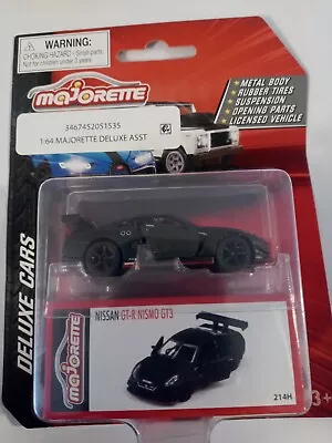 Majorette Deluxe Cars Nissan Gt-r Nismo Gt3 • $18