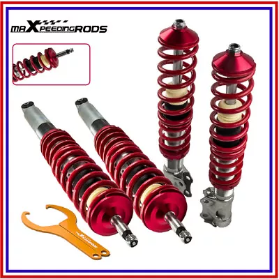 Red Coilovers Shock Absorbers For Volkswagen VW Golf Rabbit MK2 MK3 VR6 JETTA • $207