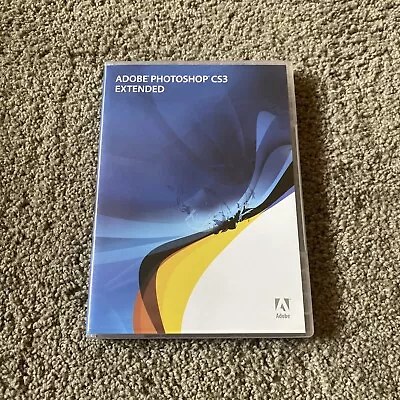 $52 • Buy Preowned Adobe Photoshop CS3 Extended For Mac + Video Workshop + Serial Number