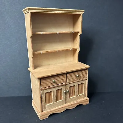 £3.99 • Buy Dolls House Miniature 1:12 Hand Made Artisan Kitchen Dresser 