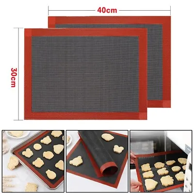 Perforated Silicone Baking Mat/Bread/Macaron/Biscuit Non-stick Oven Mat • $6.43