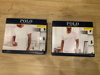 Polo Ralph Lauren Men's Classic Fit Moisture Wicking Tee T-Shirt White 3-Pack  • $42.99