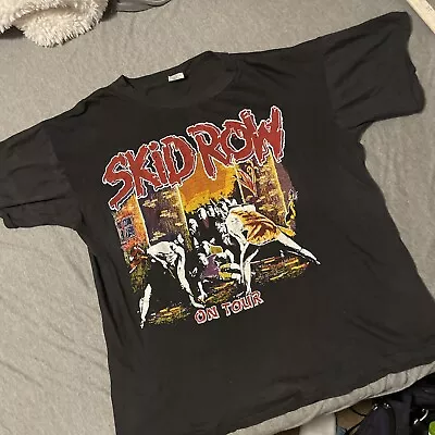 Skid Row - Vintage Early 90s Concert Shirt Size M/L Motley Crue Guns N Roses  • $80