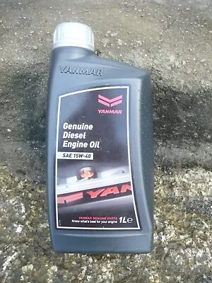 Yanmar Diesel Engine Oil SAE 15W-40 1 Litre - For All Non-Turbo Engines • £15.50
