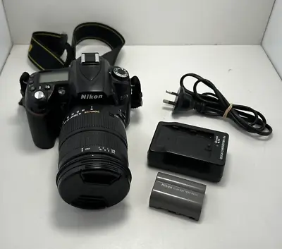 Nikon Digital SLR Camera D90 With Sigma 18-200mm F/3.5-6.3 DC OS HSM Lens • $450