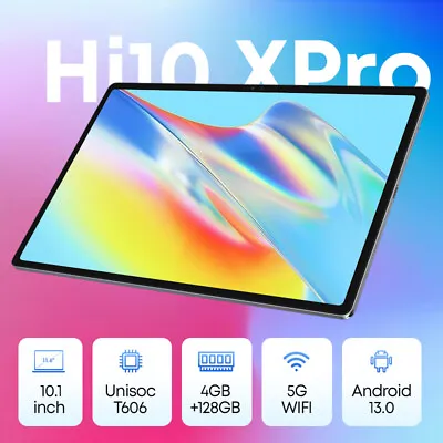 10.1  WIFI Tablet Android13 HD 128B Tablet Pad Quad-Core Netflix Dual Camera US • $99.90