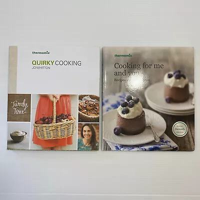 Quirky Cooking Cookbook By Jo Whitton + Cooking For Me And You Thermomix Book X2 • $54.95