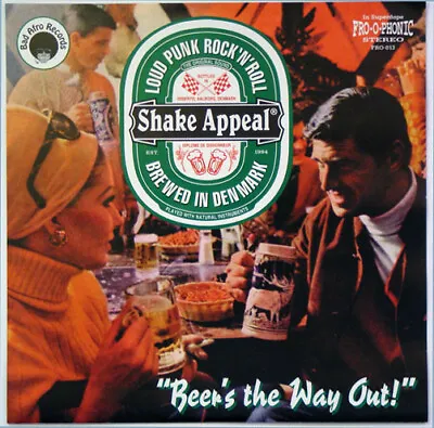 $4.47 • Buy Hear - 1998 Scandi Punk/garage  - Shake Appeal - Beers The Way Out- Bad Afro 45 