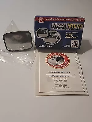 Maxi View Blind Spot Convex Car Mirror Rearview Automotive 2 1/2” X 1 3/4  • $4