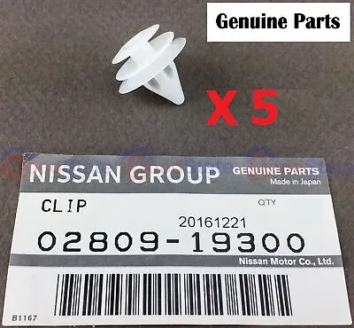 GENUINE Micra K13 Murano Z51 X Trail T30 T31 Front Door Trim Panel Clip X5 • $14.47