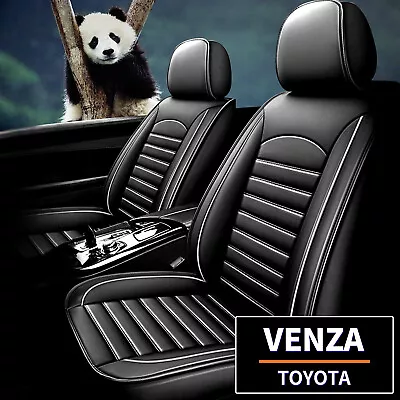 For Toyota Venza 2009-2023 Luxury Faux Leather 5-Seat Covers Front&Rear Cushion • $131.94