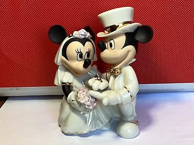 Lenox Mickey And Minnie Dream Wedding Cake Topper Disney Showcase Collection • $39.99