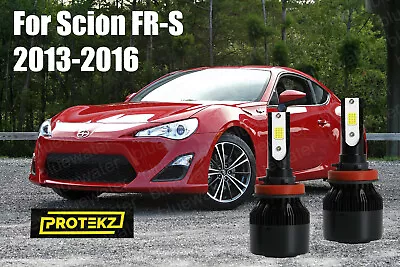 LED For Scion FR-S 2013-2016 Headlight Kit H11 6000K White CREE Bulbs Low Beam • $25.05