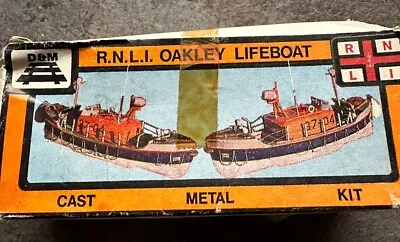 D&M RNLI R.N.L.I. Waveney LIFE BOAT CAST METAL MODEL SHIP BOAT KIT BOX LB1 • £20