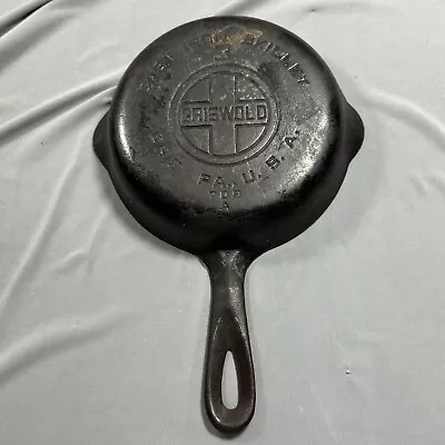 Vintage Griswold #3 Cast Iron Skillet 6 1/2  • $39.99