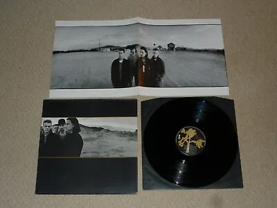 U2 The Joshua Tree Vinyl Gatefold Album Record Lp+fold-out Insert 1987 Excellent • £29.99