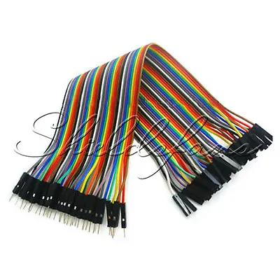 40PCS Dupont Wire Jumper Cables 20cm 2.54MM Male To Female 1P-1P For Arduino S • $1.95