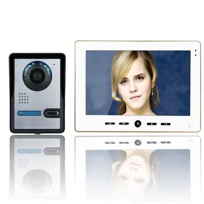 10  Inch Video Door Phone Doorbell Intercom Kit 1-camera 1-monitor Night Vision • $145.16