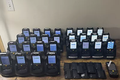 Lot Of 28 Symbol Motorola MC55 With Docking Station Charger Batteries Stylus • $619