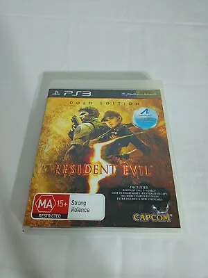 RESIDENT EVIL : Gold Edition - PS3 Game In Case With Manual PAL PlayStation 3 • $19.95