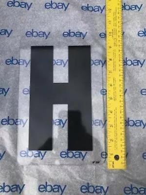 8 Inch Zip Letters Changeable Outdoor Signage Marquee Letters Letter H • $8