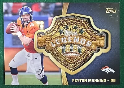 2013 Topps TLP-PM Peyton Manning Complete Set Patch Inserts • $3