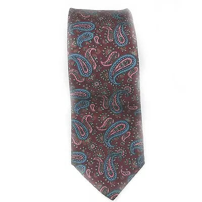 Peacocks Multicolor Paisley Silk Tie 3.25 X 57 • $9.99