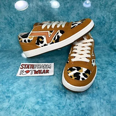 Vans Lowland CC Animal Print Men's Tan Suede Low Top Lifestyle Shoes Sneakers • $65.99