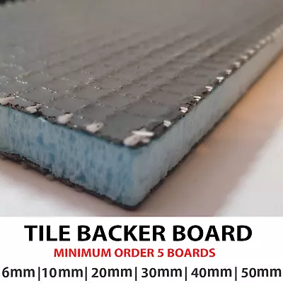 Tile Backer Board 6mm 10mm 12mm 15mm 20mm 30mm Insulation Underfloor Heating • £18.99