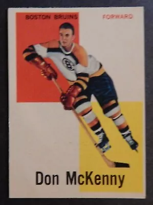 1960-61 TOPPS HOCKEY NHL #40 DON McKENNEY EX+ BOSTON BRUINS Card • $33.99