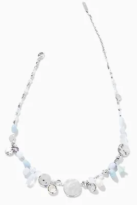 Stella & Dot Metal Bubbles Mini Statement  Necklace -Pearls & Agate - NIB! • $36.50