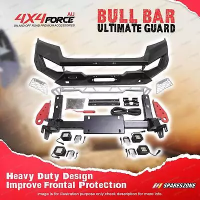 4X4FORCE Ultimate Guard Front No Loop Bull Bar For Nissan Navara NP300 2021-On • $1189.95